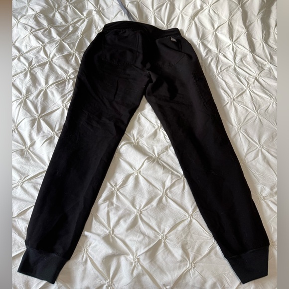Black Jogger Pants with Drawstring - Picture 3 of 3